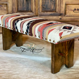 Fall Feels Blanket Bench
