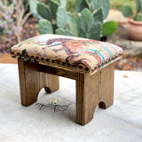 Vintage Cowboy Step Stool