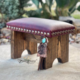 Turquoise Feather & Fringe