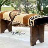 Vintage Southwestern Rug Bench