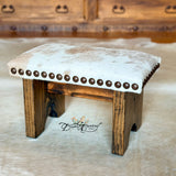 Greige Roan Step Stool