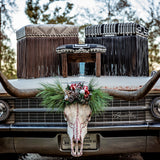 Grey Pendleton Fringe Vanity