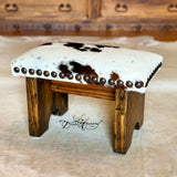 Paint Cowhide Step Stool