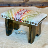 Cosmic Cowgirl Pendleton Step Stool