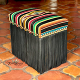 Vintage Saltillo Serape + Fringe Vanity