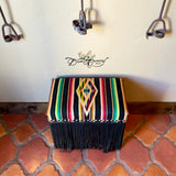 Vintage Saltillo Serape + Fringe Vanity