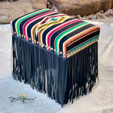 Vintage Saltillo Serape + Fringe Vanity