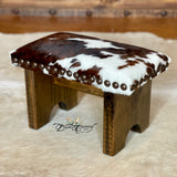 Paint Cowhide Step Stool