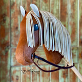 Flaxy Chesnut Cow Pony