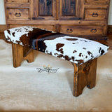 Brown Bombshell Cowhide Bench