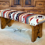 Fall Feels Blanket Bench